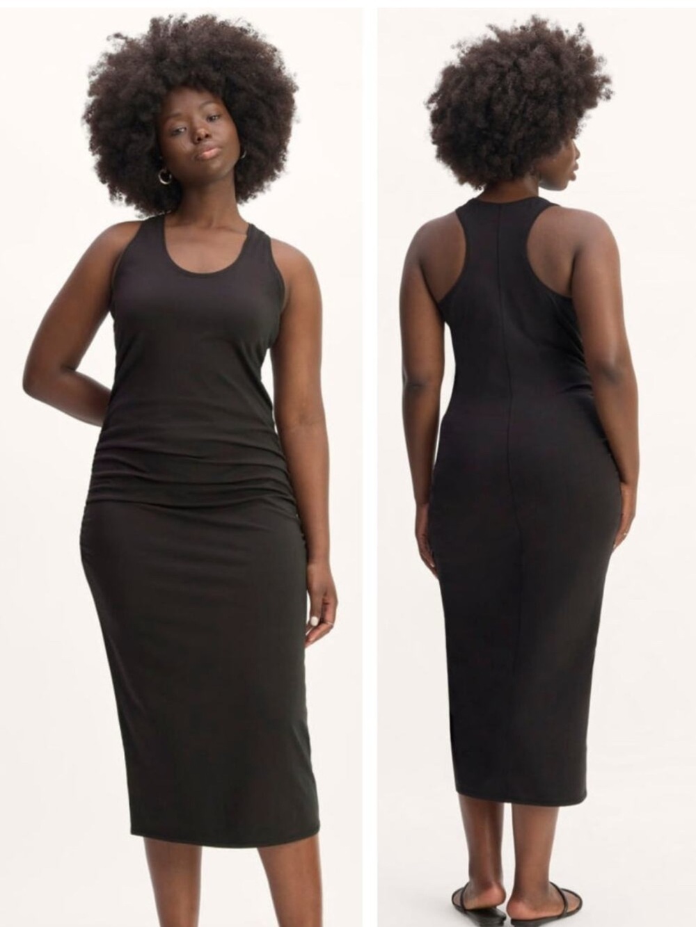 Everlane THE FORM RACERBACK DRESS size s